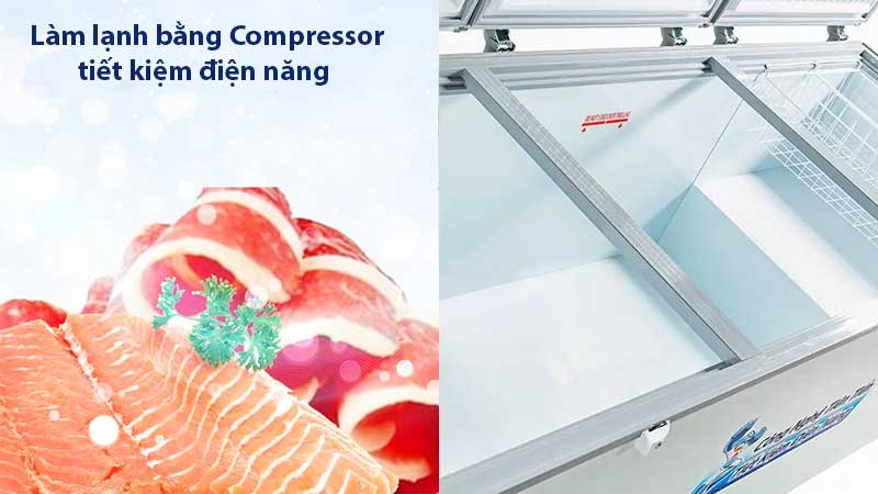 Công nghệ làm lạnh của Tủ đông Alaska HB-1100C
