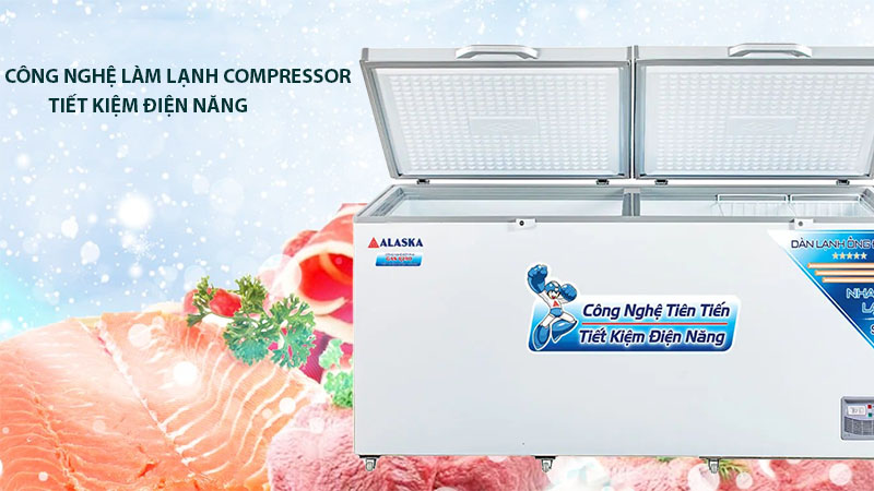 Tủ đông Alaska HB-1200C - Hàng chính hãng