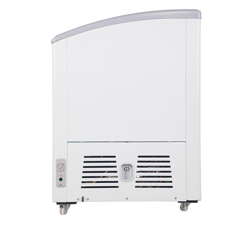 bên hong tủ và bánh xe của Tủ đông Alaska SD-401Y 