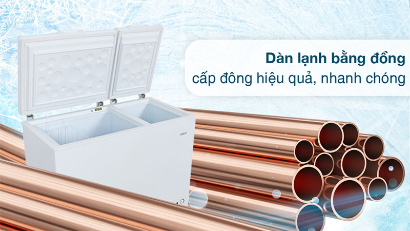 Tủ đông Aqua 211 lít AQF-C3102S - Hàng chính hãng