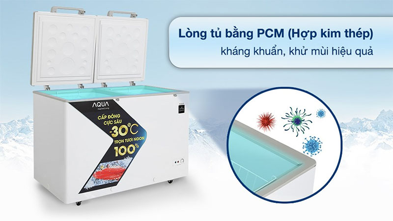 Tủ đông Aqua 365 lít AQF-C5702S - Hàng chính hãng