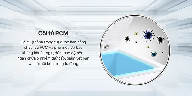 Tủ đông Inverter Aqua 515 lít AQF-C6102E - Hàng chính hãng