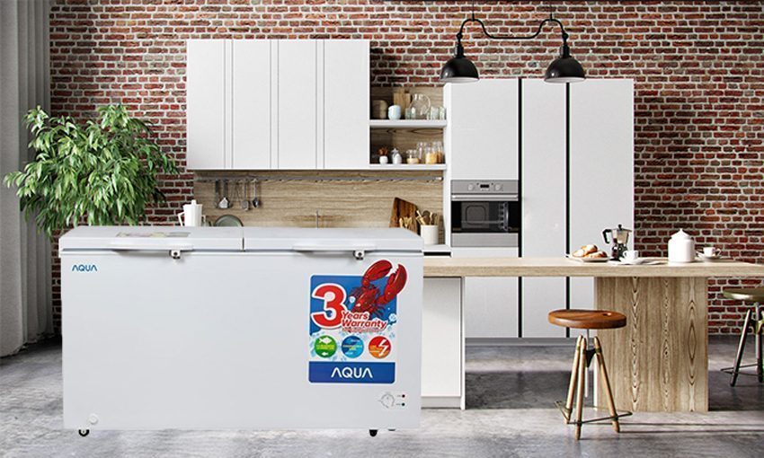 Thiết kế gọn của tủ đông Aqua AQF-C520