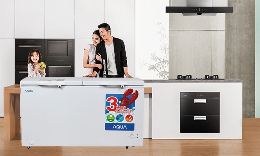 Thiết kế sang trọng của tủ đông Aqua AQF-R320