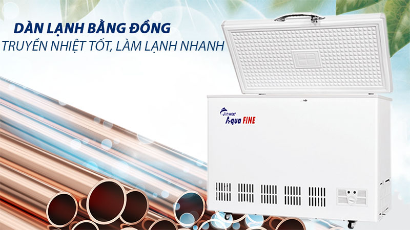 Tủ đông Aquafine 280 lít JW-280F - Hàng chính hãng