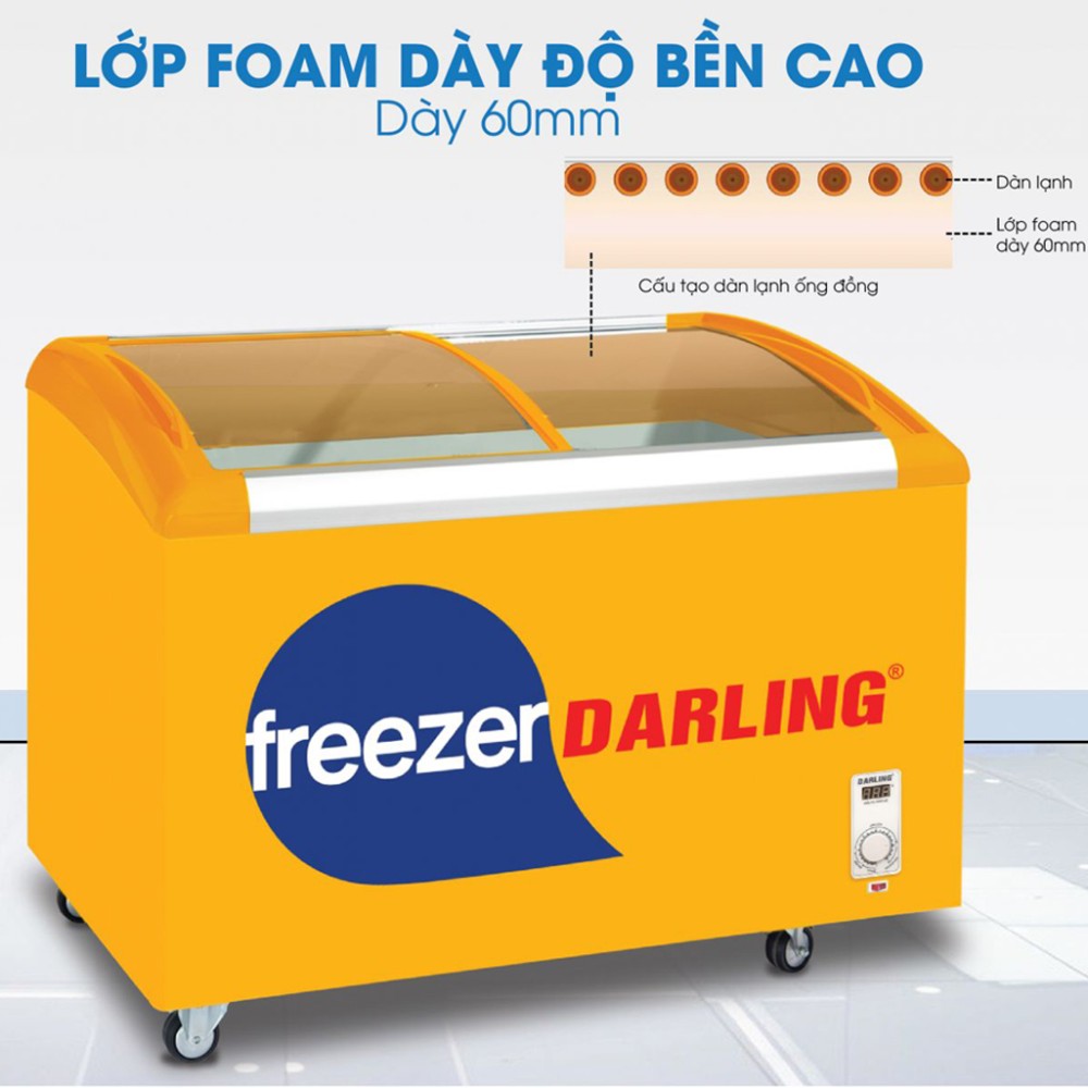 Tủ đông Darling DMF-3579AEK-1 - Hàng chính hãng