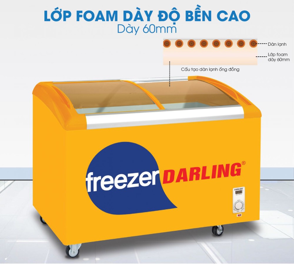 Tủ đông Darling DMF-3579AEK-1 - Hàng chính hãng
