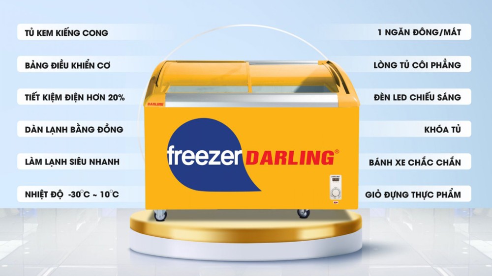 Tủ đông Darling DMF-3579AEK-1 - Hàng chính hãng