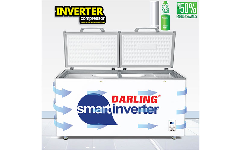 Tủ đông 1 ngăn Inverter Darling DMF-1079ASI - Hàng chính hãng