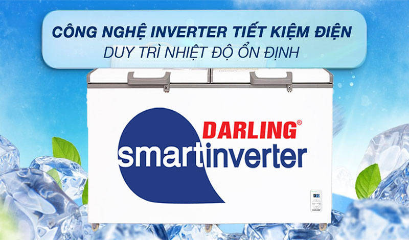Tủ đông 1 ngăn 1200 lít Darling Inverter DMF-1179ASI-1 - Hàng chính hãng