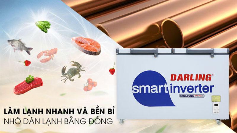 Tủ đông Darling Inverter 270 lít DMF-3799 ASI - Hàng chính hãng