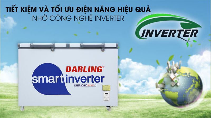Tủ đông Darling Inverter 270 lít DMF-3799 ASI - Hàng chính hãng