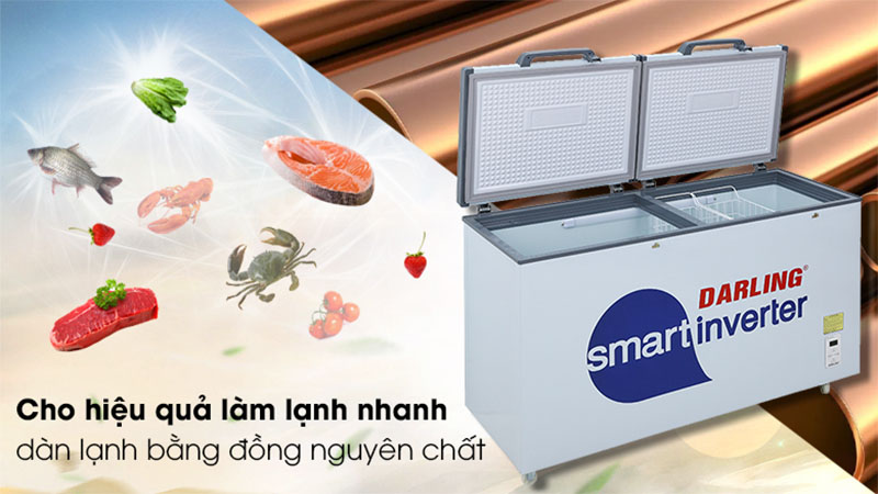 Tủ đông Darling Inverter 360 lít DMF-4799 ASI - Hàng chính hãng