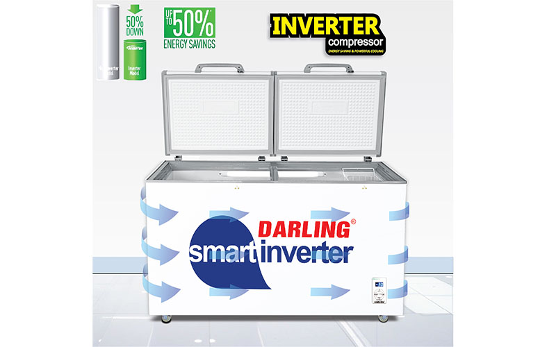 Tủ đông Darling Inverter 870 lít DMF-8779ASI - Hàng chính hãng