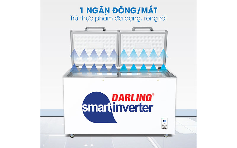 Tủ đông 1 ngăn Inverter Darling DMF-9779ASI - Hàng chính hãng