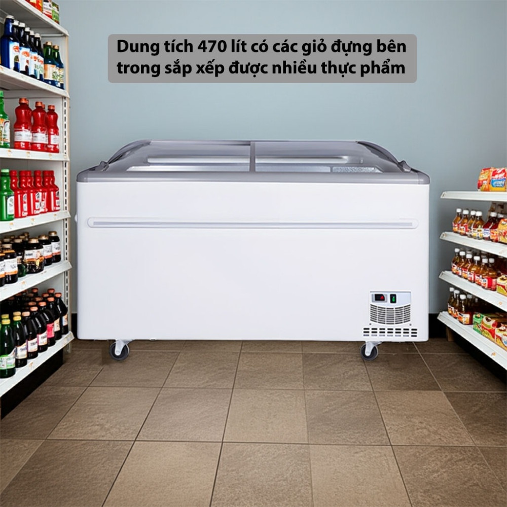 Tủ đông H&C CBCQS-21L dung tích lớn phù hợp kinh doanh