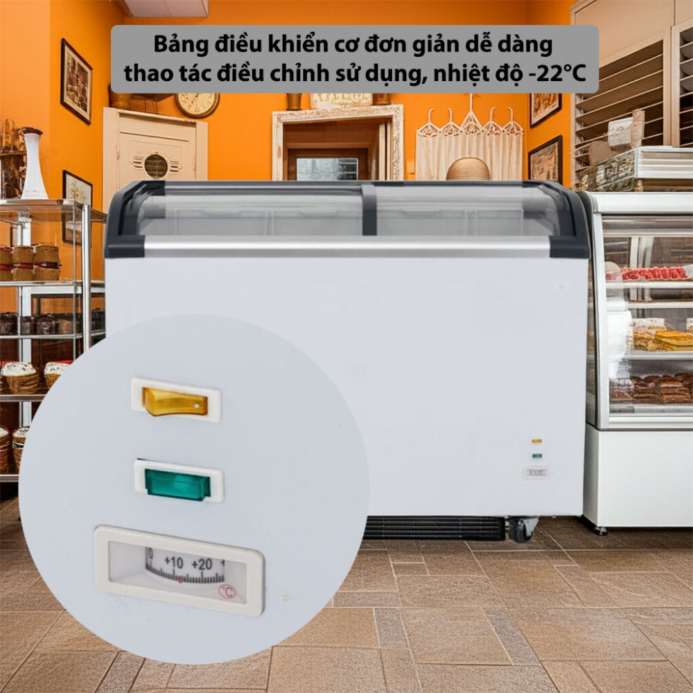 Tủ đông H&C CBSD-320Q - Hàng chính hãng