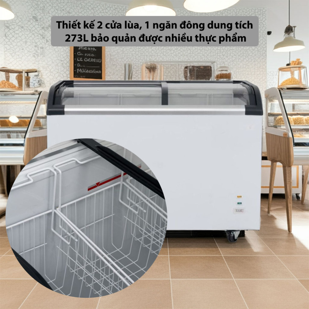 Tủ đông H&C CBSD-320Q - Hàng chính hãng