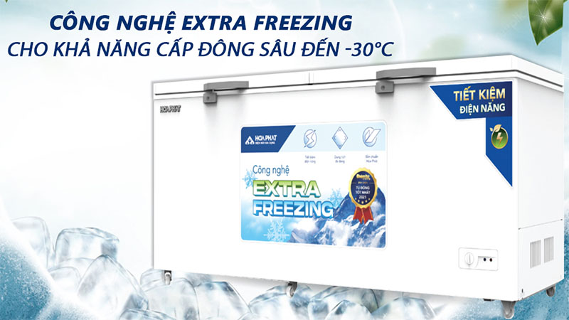 Tủ đông Hòa Phát 544 lít HPF-AD6544 - Hàng chính hãng