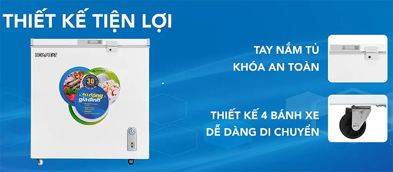 Tủ đông Hòa Phát HCF-336S1Đ1 - Hàng chính hãng