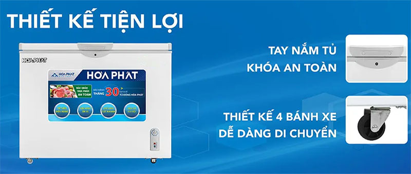 Tủ đông Hòa Phát HCF-506S2Đ2 - Hàng chính hãng