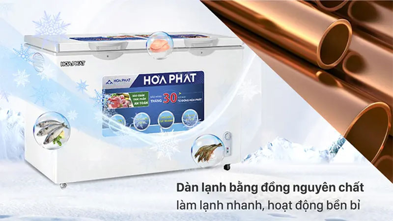 Tủ đông Hòa Phát HCF-506S2Đ2 - Hàng chính hãng