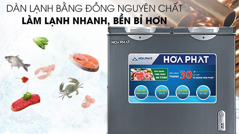 Tủ đông Hòa Phát HCF-506S2Đ2SH - Hàng chính hãng