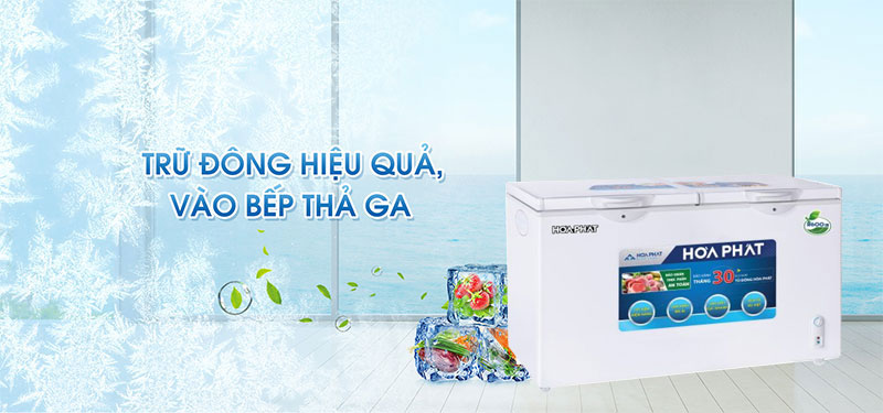 Tủ đông Hòa Phát HCF-506S2PĐ2 - Hàng chính hãng