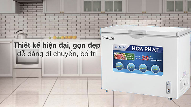 Thiết kế của Tủ đông Hòa Phát HCF-516S1N1