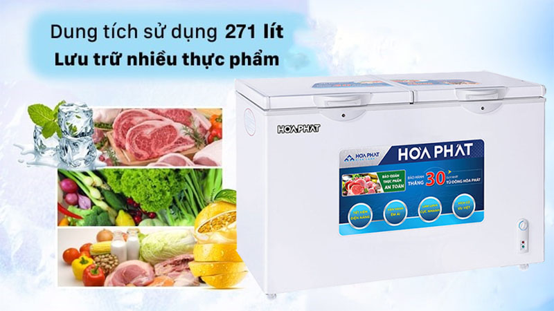 Tủ đông Hòa Phát HCF-656S2N2 - Hàng chính hãng