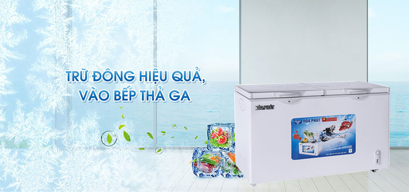 Tủ đông Hòa Phát HCF-656S2PĐ2 - Hàng chính hãng
