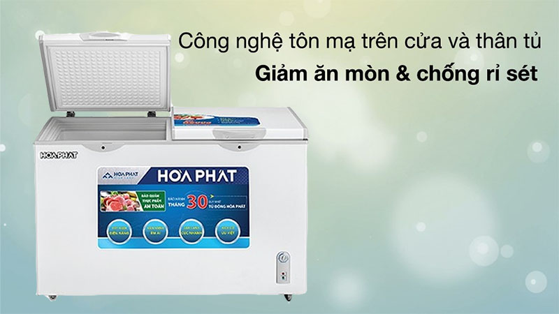 Chất liệu của Tủ đông Hòa Phát HCF-666S1N2