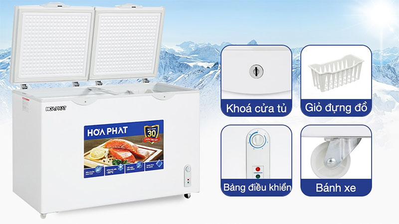 Tiện ích của Tủ đông Hòa Phát HPF-AD6352