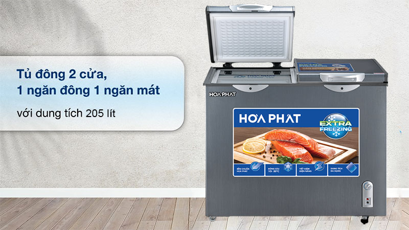 Tủ đông Hòa Phát HPF-BD6205G - Hàng chính hãng