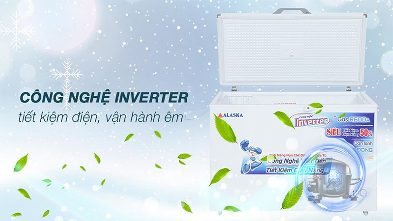 Tủ đông Inverter Alaska BD-400CI - Hàng chính hãng
