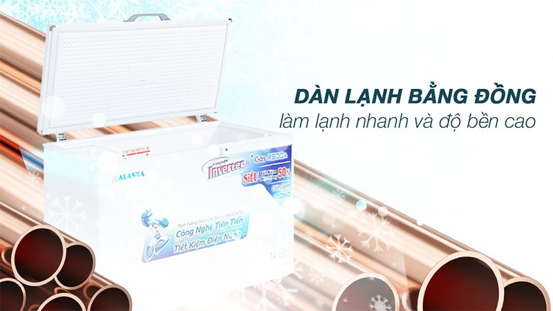 Tủ đông Inverter Alaska BD-400CI - Hàng chính hãng