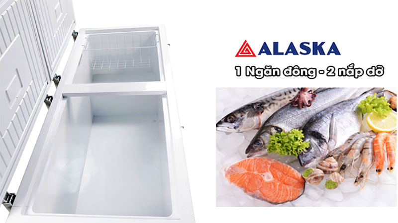 Tủ đông Inverter Alaska HB-890CI - Hàng chính hãng