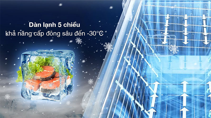 Tủ đông Inverter Aqua 301 lít AQF-C4001E - Hàng chính hãng