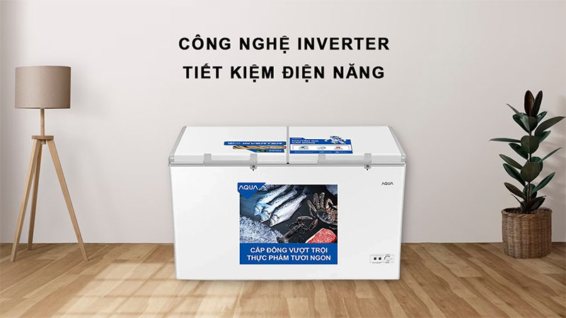 Tủ đông Inverter Aqua 365 Lít AQF-C5702E - Hàng chính hãng