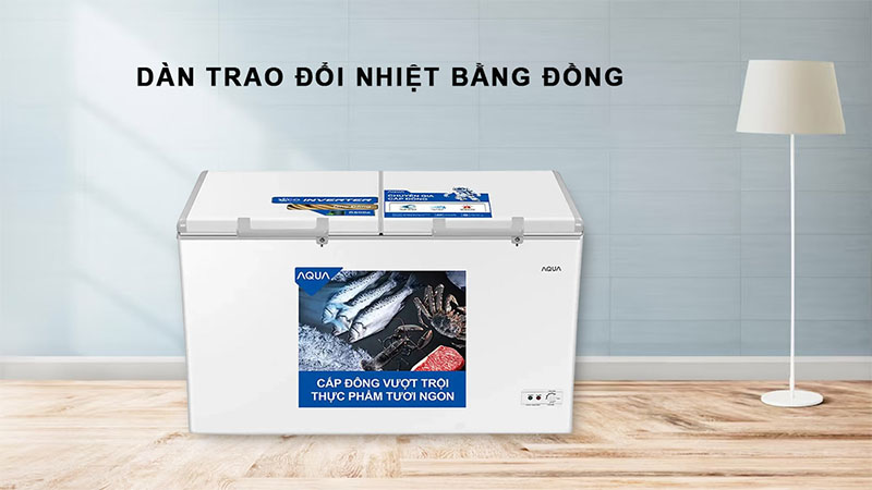 Tủ đông Inverter Aqua 365 Lít AQF-C5702E - Hàng chính hãng