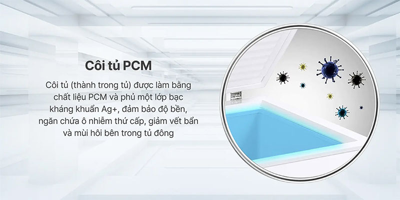 Khả năng kháng khuẩn của Tủ đông Inverter Aqua 379 lít AQF-C4801EN