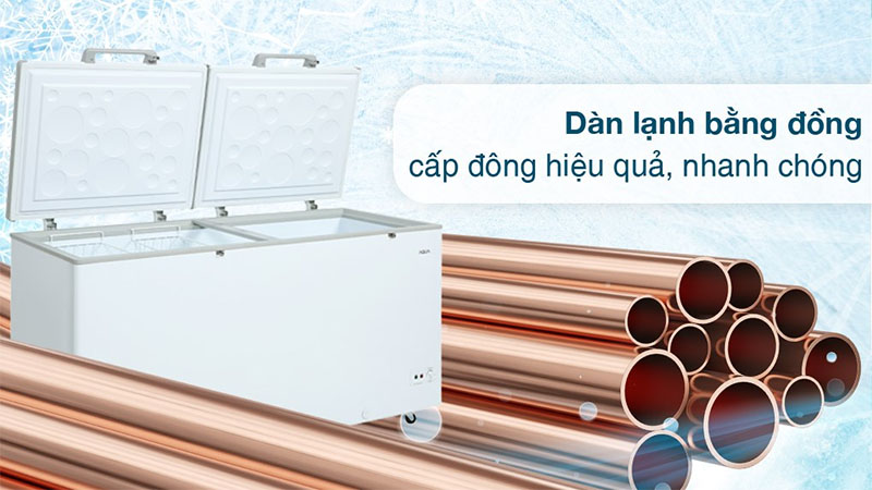 Tủ đông Inverter Aqua 508 lít AQF-C6901E - Hàng chính hãng