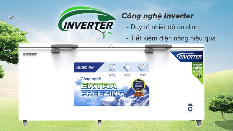 Tủ đông Inverter Hòa Phát 544 lít HPF-AD8544.1 - Hàng chính hãng