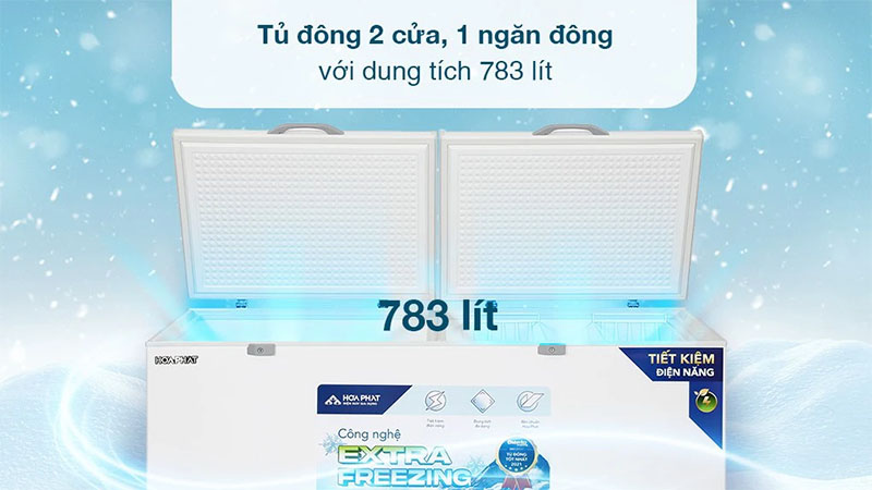 Tủ đông Inverter Hòa Phát HPF-AD8783.1 - Hàng chính hãng
