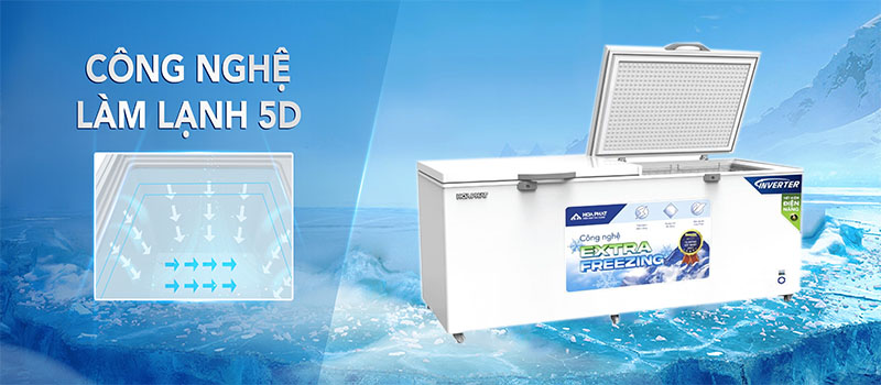 Tủ đông Inverter Hòa Phát HPF-AD8783.1 - Hàng chính hãng