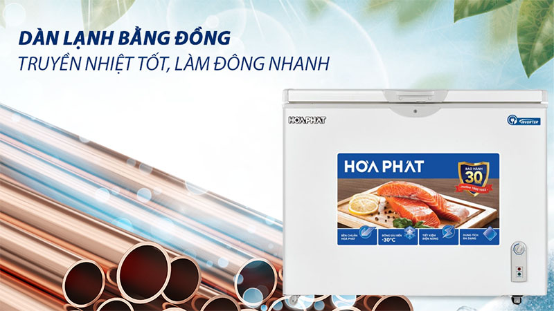 Tủ đông Inverter Hòa Phát HPF-AD8252 - Hàng chính hãng