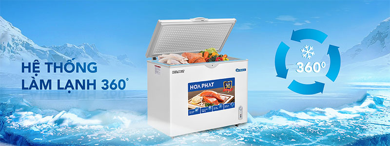 Tủ đông Inverter Hòa Phát HPF-AD8252 - Hàng chính hãng