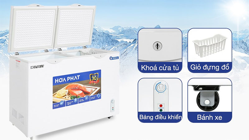 Tủ đông Inverter Hòa Phát HPF-BD8271 - Hàng chính hãng