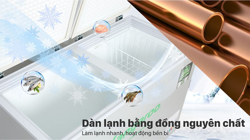 Tủ đông Inverter Kangaroo 286 lít KGFZ290IC1 - Hàng chính hãng