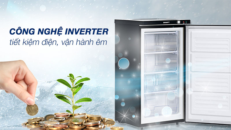 Tủ đông Inverter Sanaky VH160K3 - Hàng chính hãng